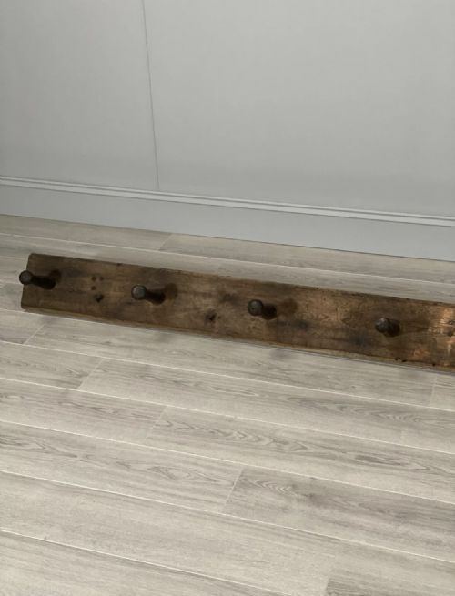 LARGE 19TH CENTURY STABLE TACK COAT RACK - ADDITIONAL PHOTO 8