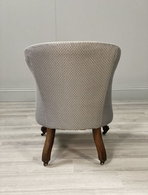 19TH CENTURY CARVED ROSEWOOD ARMCHAIR - ADDITIONAL PHOTO 10