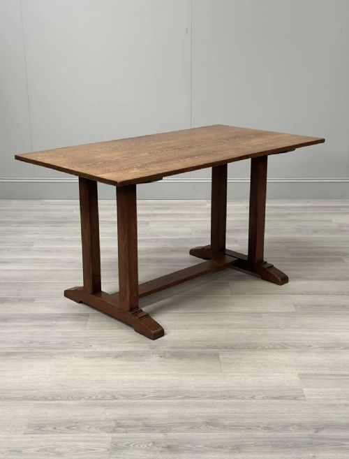 arts crafts oak refectory table c1930 - CATEGORY: ANTIQUE TABLES - DATED 1930