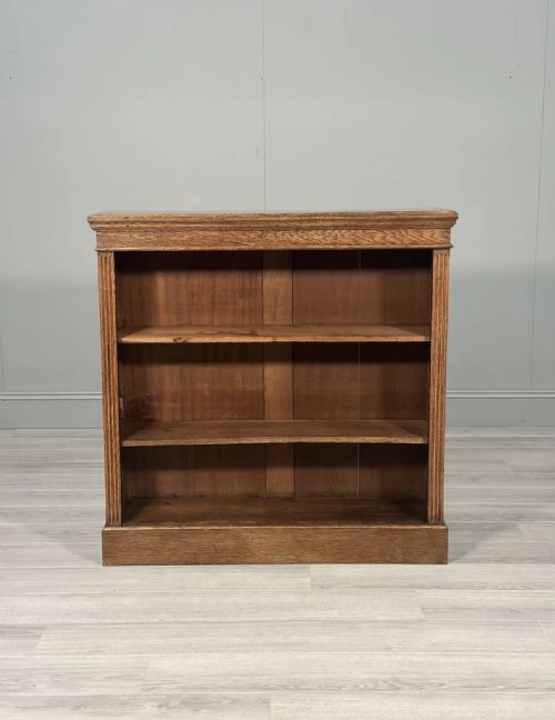 19TH CENTURY GOLDEN OAK BOOKCASE - ADDITIONAL PHOTO 1