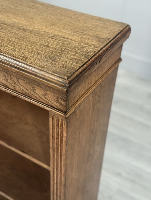 19TH CENTURY GOLDEN OAK BOOKCASE - ADDITIONAL PHOTO 8