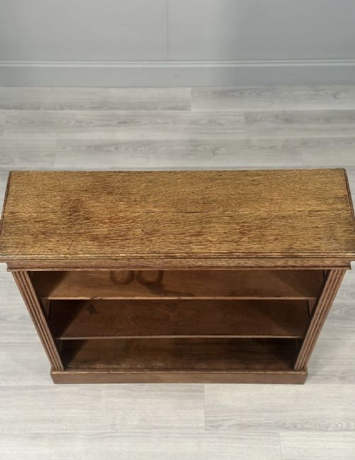19TH CENTURY GOLDEN OAK BOOKCASE - ADDITIONAL PHOTO 9