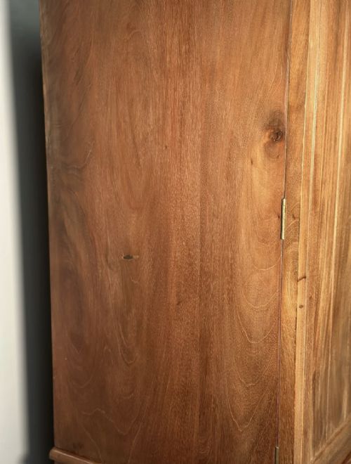 ANTIQUE WALNUT LINEN PRESS BY MAPLE CO - ADDITIONAL PHOTO 8