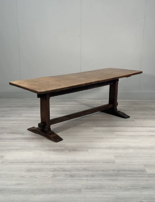antique georgian oak refectory table - CATEGORY: ANTIQUE TABLES - DATED GEORGIAN