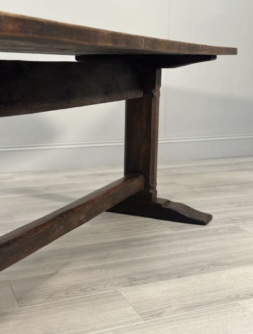 ANTIQUE GEORGIAN OAK REFECTORY TABLE - ADDITIONAL PHOTO 2