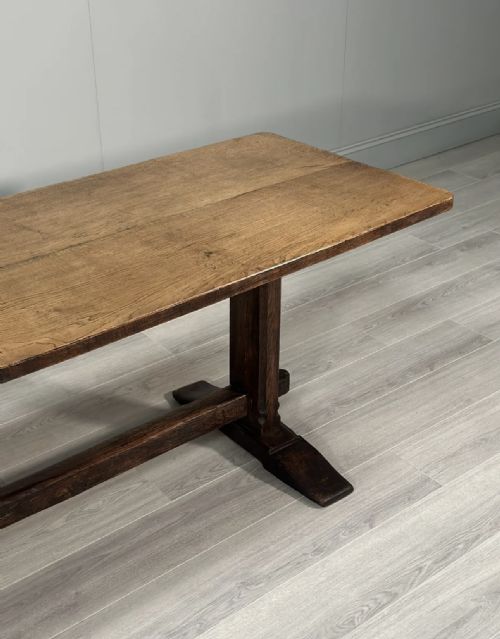 ANTIQUE GEORGIAN OAK REFECTORY TABLE - ADDITIONAL PHOTO 5