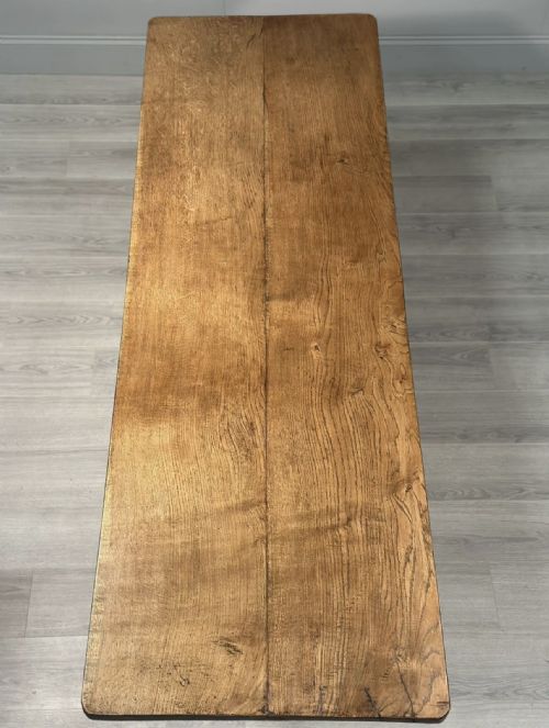 ANTIQUE GEORGIAN OAK REFECTORY TABLE - ADDITIONAL PHOTO 11