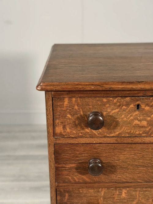 19TH CENTURY OAK CHEST OF DRAWERS - ADDITIONAL PHOTO 2