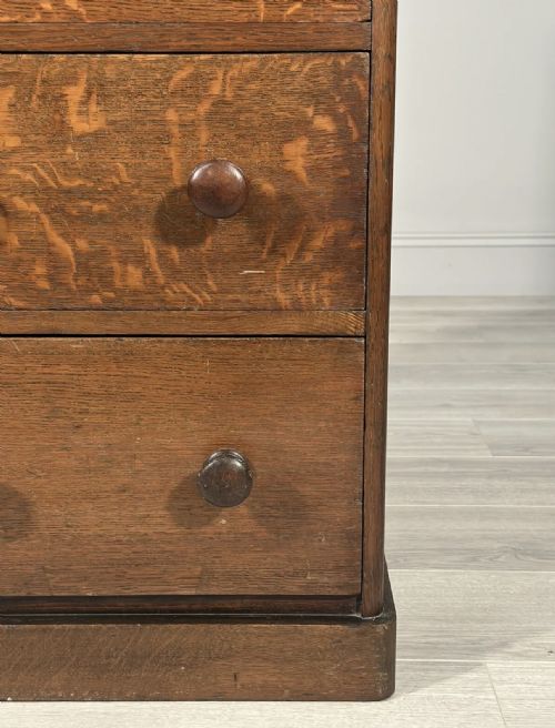19TH CENTURY OAK CHEST OF DRAWERS - ADDITIONAL PHOTO 4
