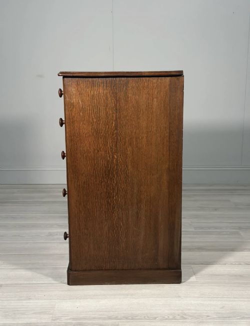 19TH CENTURY OAK CHEST OF DRAWERS - ADDITIONAL PHOTO 8