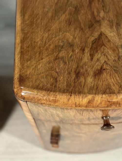 BURR WALNUT ART DECO BEDSIDE CABINETS - ADDITIONAL PHOTO 11