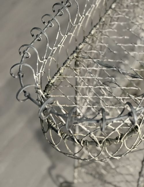 19TH CENTURY WIREWORK GARDEN PLANTER - ADDITIONAL PHOTO 4