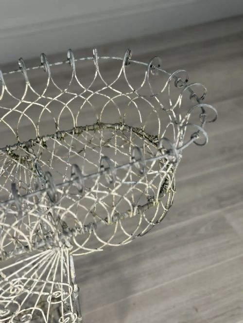 19TH CENTURY WIREWORK GARDEN PLANTER - ADDITIONAL PHOTO 9
