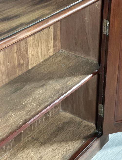 19TH CENTURY MAHOGANY CUPBOARD - ADDITIONAL PHOTO 3