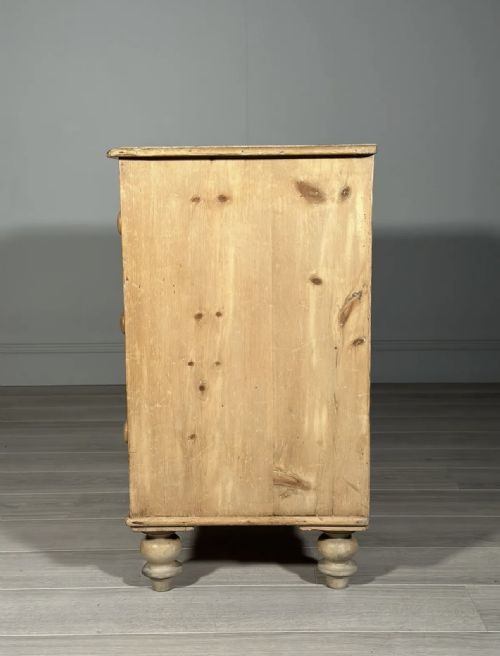 VICTORIAN PINE CHEST OF DRAWERS - ADDITIONAL PHOTO 8