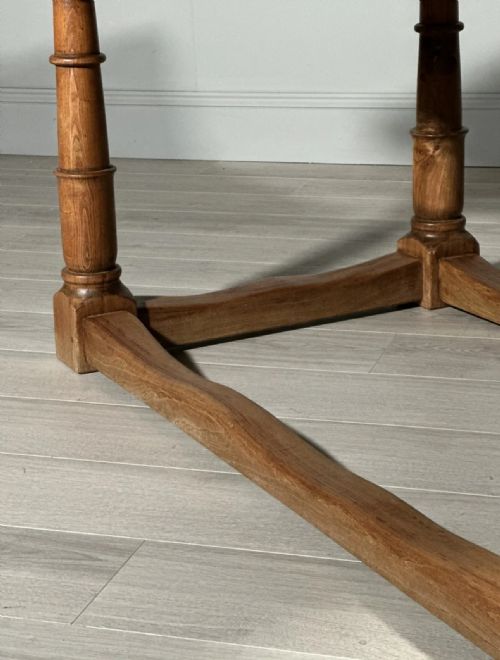ANTIQUE ELM REFECTORY TABLE - ADDITIONAL PHOTO 5