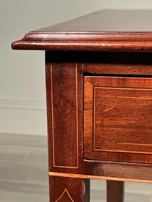 ANTIQUE GEORGIAN MAHOGANY SIDE TABLE - ADDITIONAL PHOTO 4