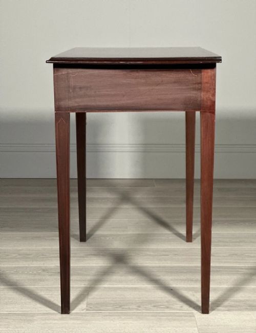 ANTIQUE GEORGIAN MAHOGANY SIDE TABLE - ADDITIONAL PHOTO 9