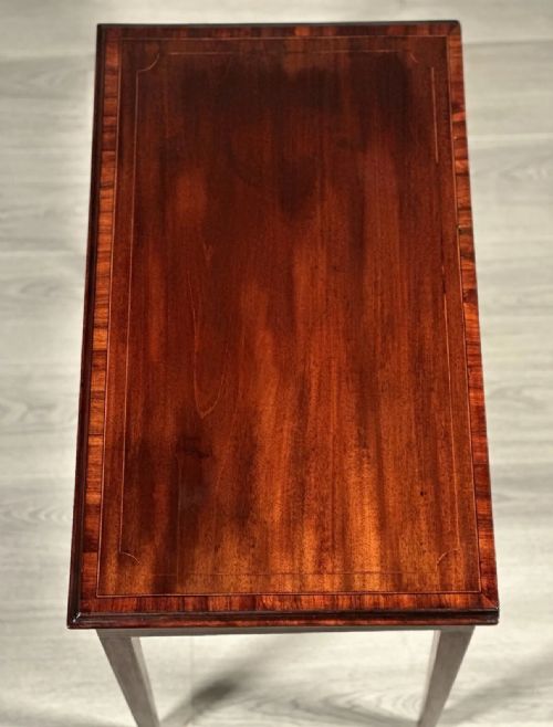 ANTIQUE GEORGIAN MAHOGANY SIDE TABLE - ADDITIONAL PHOTO 10