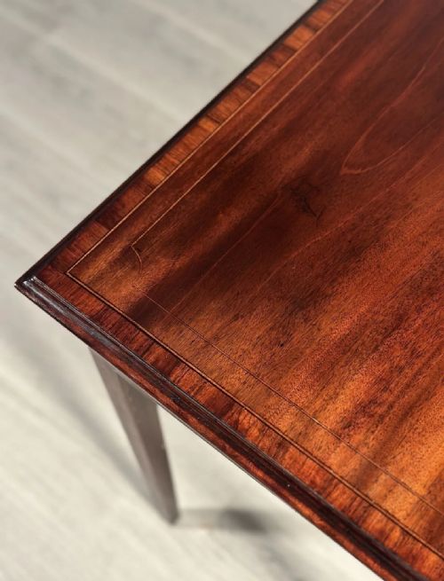 ANTIQUE GEORGIAN MAHOGANY SIDE TABLE - ADDITIONAL PHOTO 11