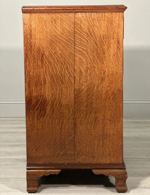 ANTIQUE OAK CHEST OF DRAWERS C1820 - ADDITIONAL PHOTO 8