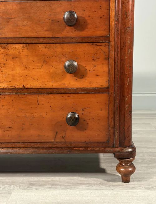 19TH CENTURY MAHOGANY CHEST OF DRAWERS - ADDITIONAL PHOTO 4