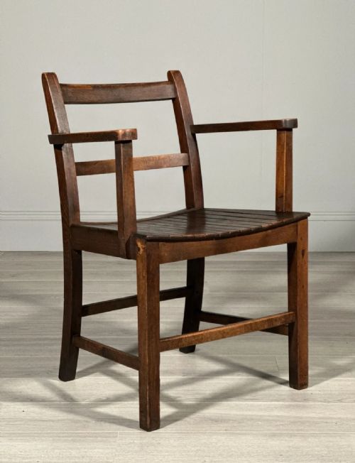 antique hmow oak desk chair c1930 - CATEGORY: ANTIQUE CHAIRS - DATED 1930