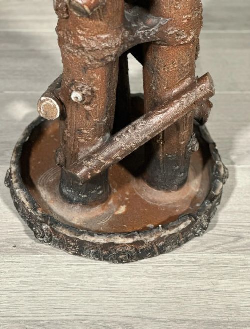 19TH CENTURY NATURALISTIC TERRACOTTA PLANTERJARDINIERE C1880 - ADDITIONAL PHOTO 2