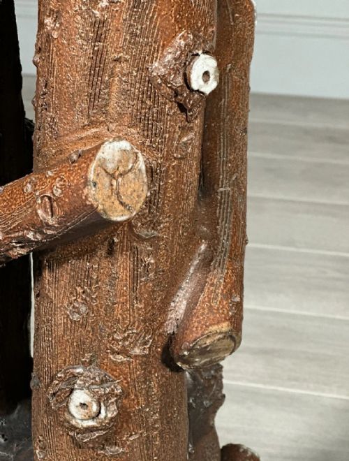 19TH CENTURY NATURALISTIC TERRACOTTA PLANTERJARDINIERE C1880 - ADDITIONAL PHOTO 5