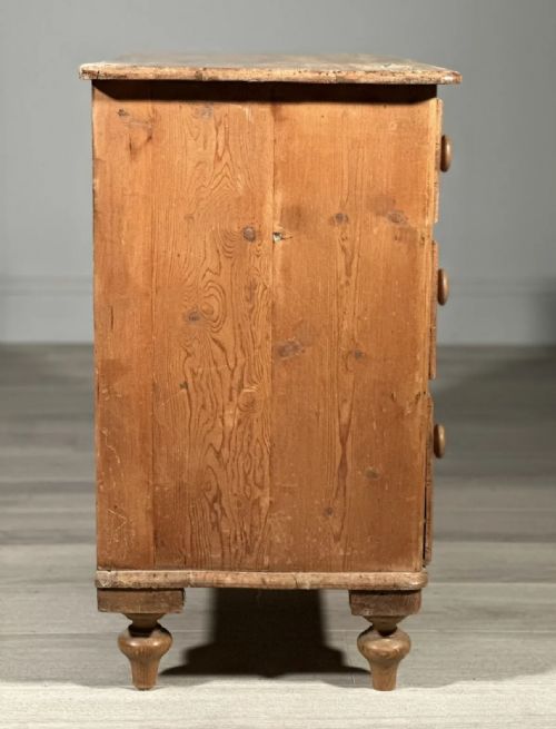 VICTORIAN PINE CHEST OF DRAWERS - ADDITIONAL PHOTO 8