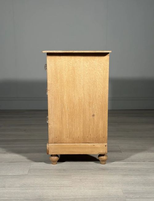 SMALL ANTIQUE PINE CHEST OF DRAWERS - ADDITIONAL PHOTO 8