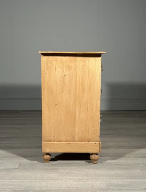 SMALL ANTIQUE PINE CHEST OF DRAWERS - ADDITIONAL PHOTO 10