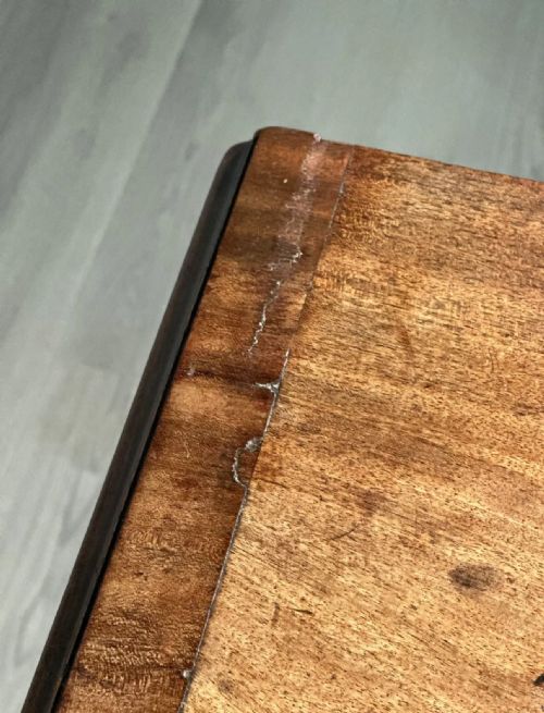 SMALL MAHOGANY GEORGIAN CHEST OF DRAWERS - ADDITIONAL PHOTO 13