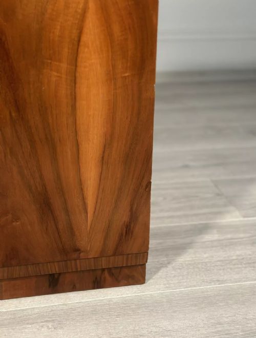 BURR WALNUT ART DECO BEDSIDE CABINETS - ADDITIONAL PHOTO 10
