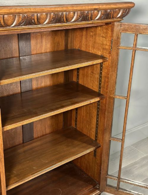 ANTIQUE POLLARD OAK BOOKCASE C1900 - ADDITIONAL PHOTO 2