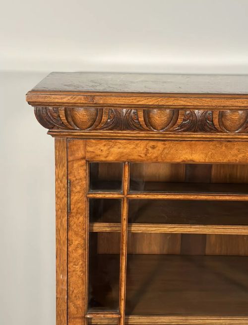 ANTIQUE POLLARD OAK BOOKCASE C1900 - ADDITIONAL PHOTO 4