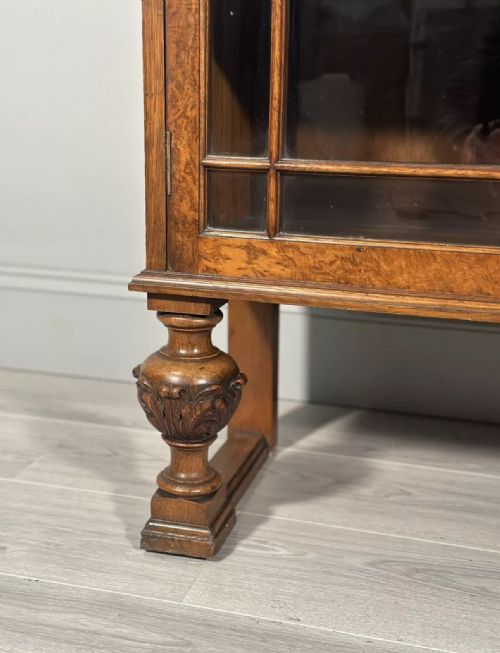 ANTIQUE POLLARD OAK BOOKCASE C1900 - ADDITIONAL PHOTO 6
