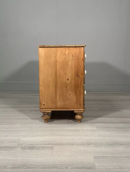 VICTORIAN PINE CHEST OF DRAWERS - ADDITIONAL PHOTO 7