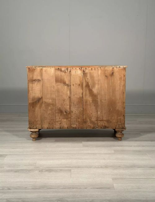 VICTORIAN PINE CHEST OF DRAWERS - ADDITIONAL PHOTO 8