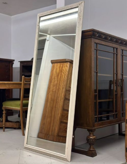large antique tailors mirror - CATEGORY: ANTIQUE MIRRORS - DATED 1920