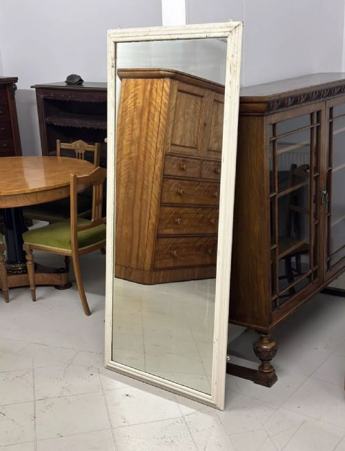 LARGE ANTIQUE TAILORS MIRROR - ADDITIONAL PHOTO 1
