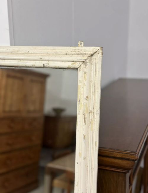 LARGE ANTIQUE TAILORS MIRROR - ADDITIONAL PHOTO 3
