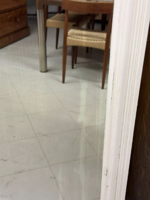 LARGE ANTIQUE TAILORS MIRROR - ADDITIONAL PHOTO 9