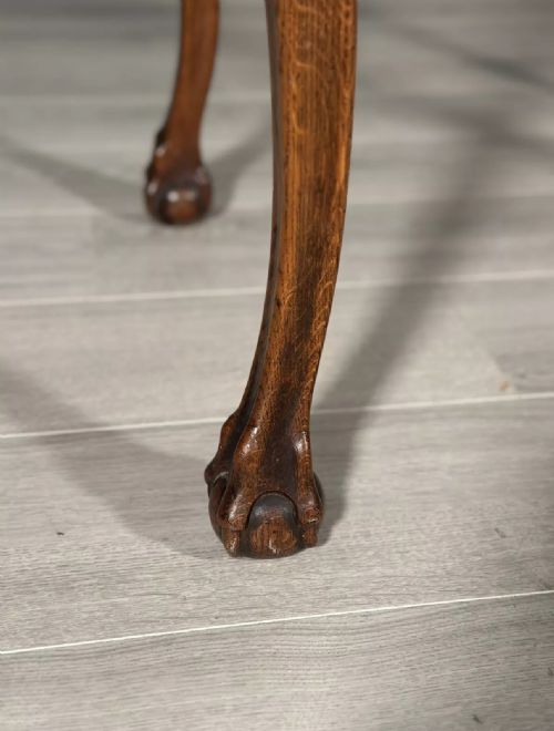 SMALL VICTORIAN OAK WRITING DESK - ADDITIONAL PHOTO 5