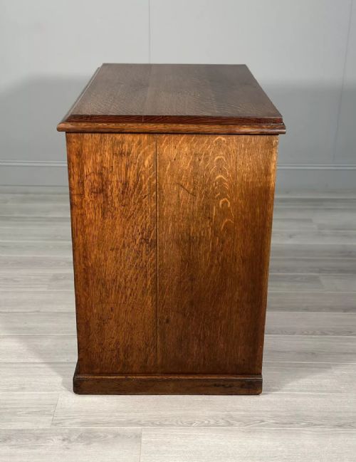 LARGE BANK OF OAK DRAWERS C1880 - ADDITIONAL PHOTO 7