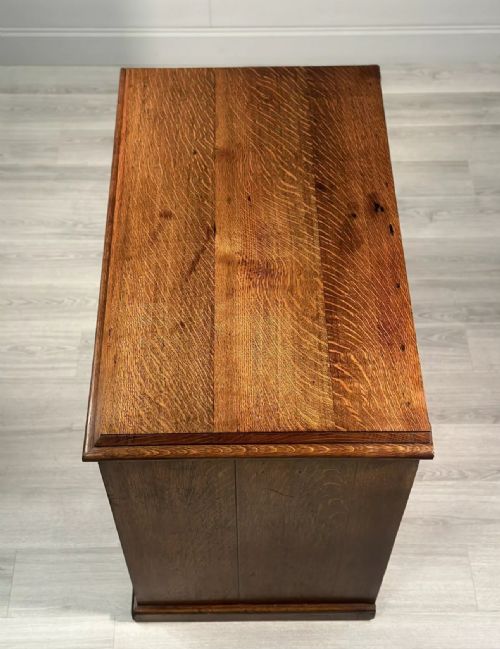 LARGE BANK OF OAK DRAWERS C1880 - ADDITIONAL PHOTO 8