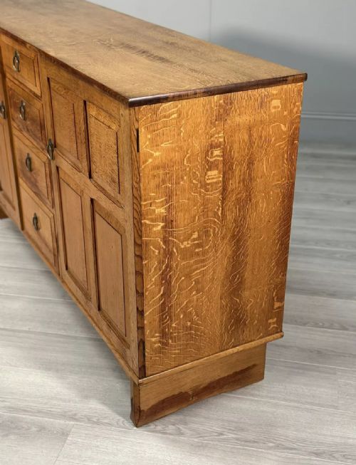 A 1930S OAK SIDEBOARD BY REYNOLDS OF LUDLOW FOR HEALS OF LONDON - ADDITIONAL PHOTO 6