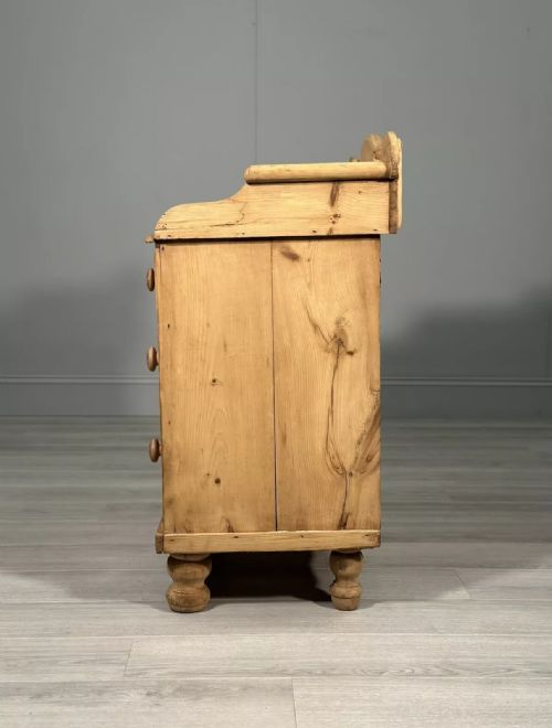19TH CENTURY PINE CHEST OF DRAWERS - ADDITIONAL PHOTO 8