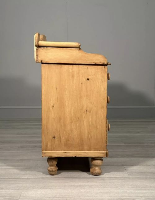 19TH CENTURY PINE CHEST OF DRAWERS - ADDITIONAL PHOTO 9