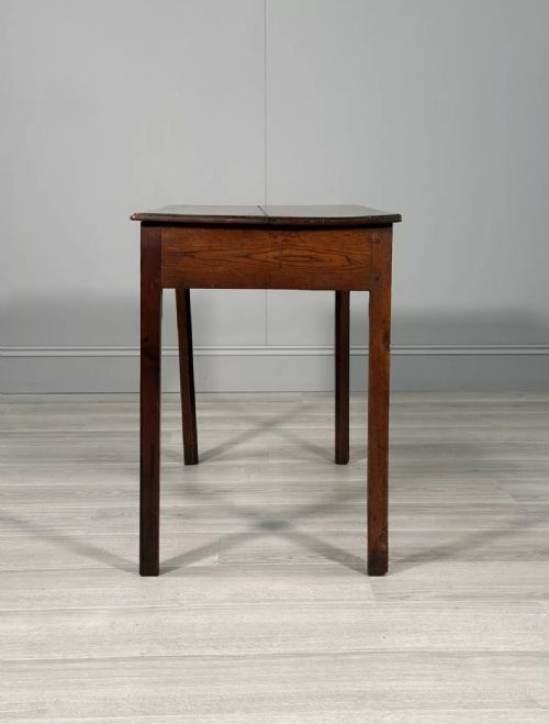 ANTIQUE GEORGIAN OAK ELM SIDE TABLE - ADDITIONAL PHOTO 8